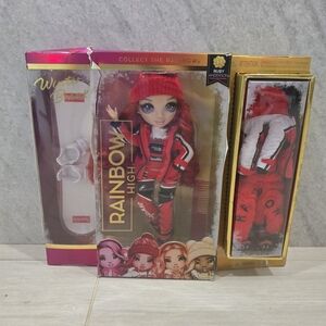 Rainbow High Ruby Anderson Doll with Red and Black Outfit
